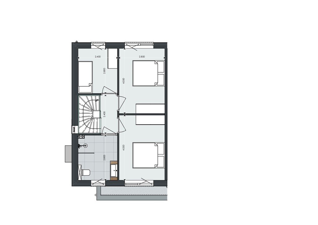 mediumsize floorplan